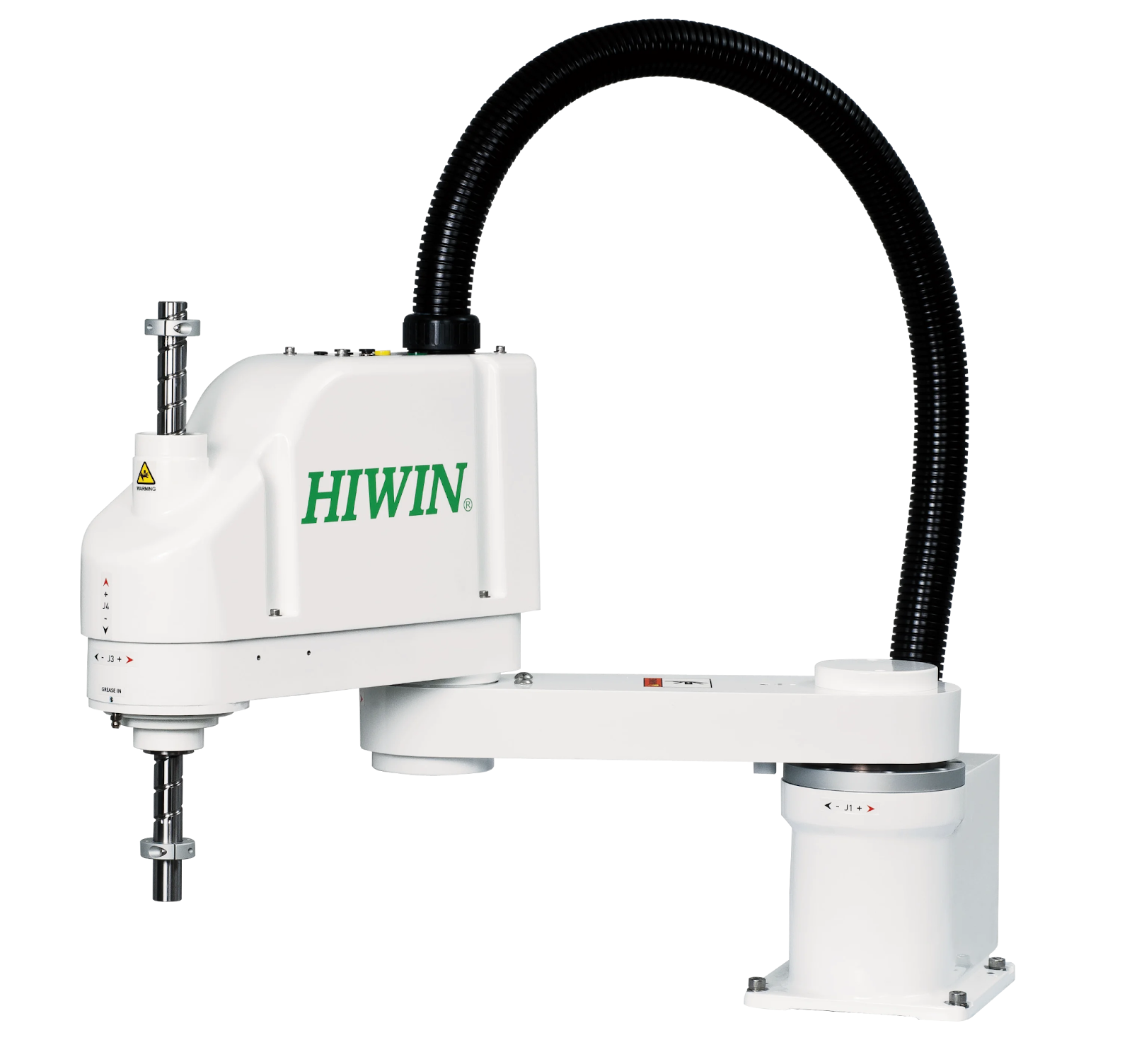 Fotografía de robot SCARA y cómo funciona la robotica en la industria.Generaldrivermotor.com