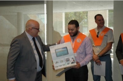 sorteo en la graduación